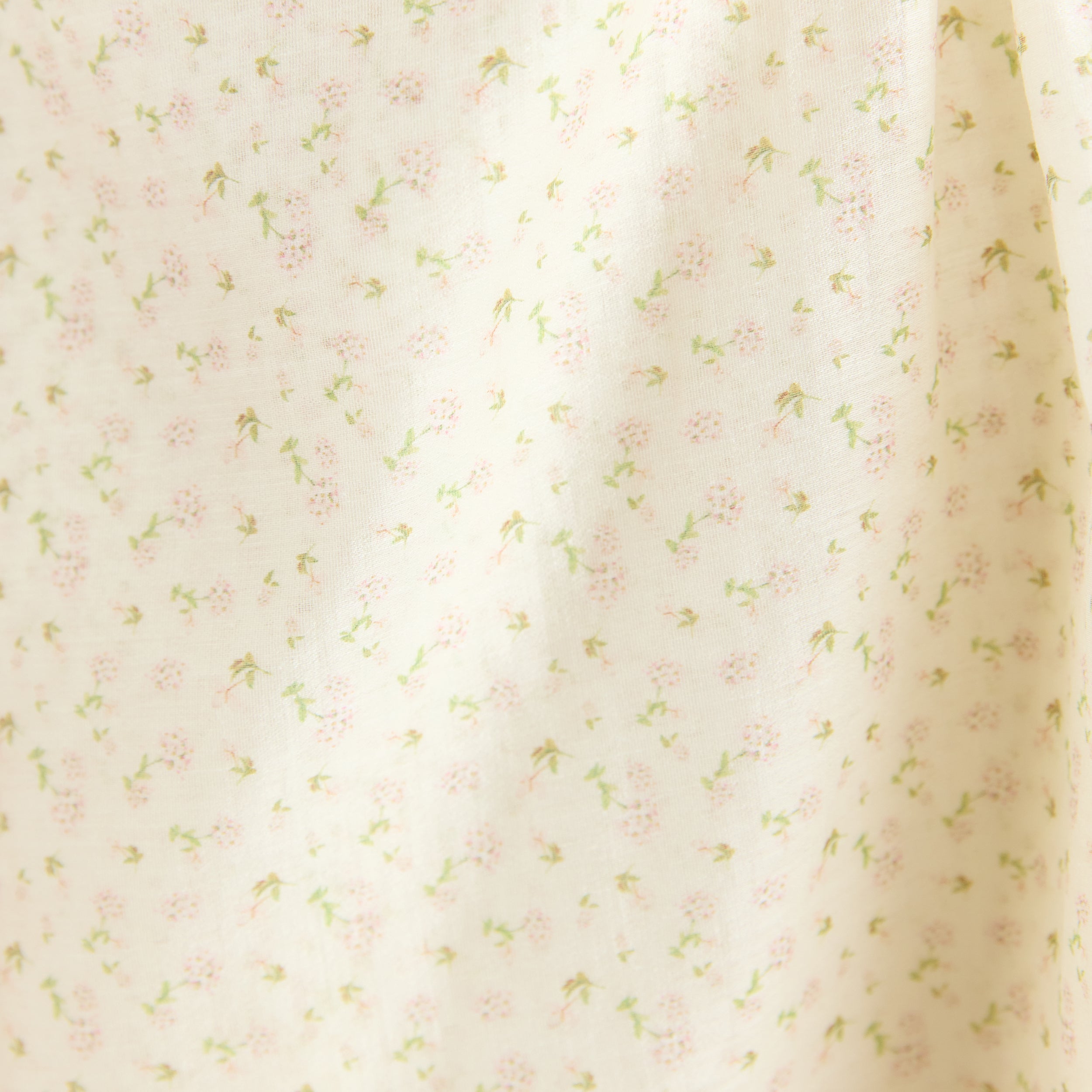 Mini-Kleid mit Wickeldetail | Mini-Kleid mit Wickeldetail - Blumencreme