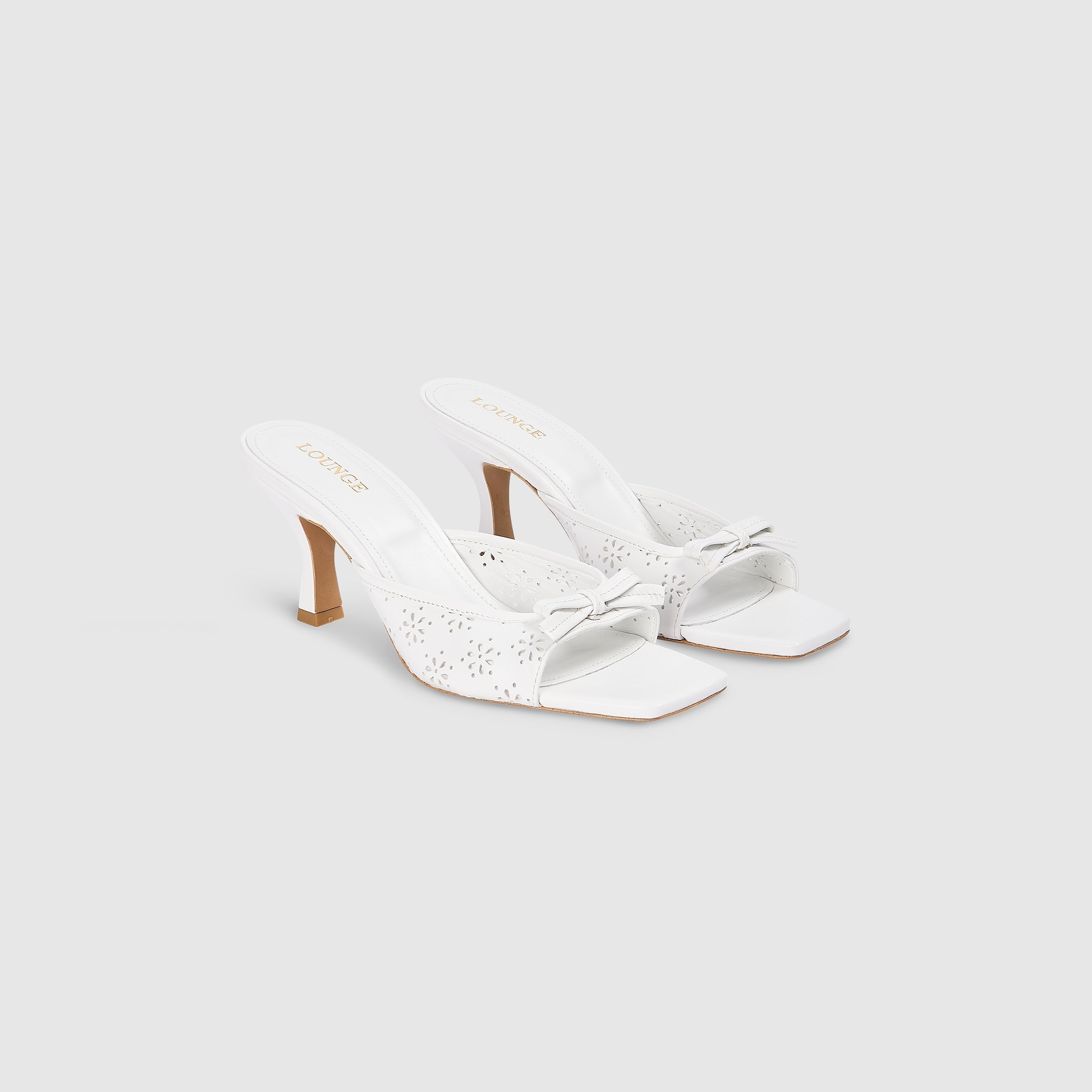 Capri Kitten-Heels | Capri Kitten-Heels - Weiss