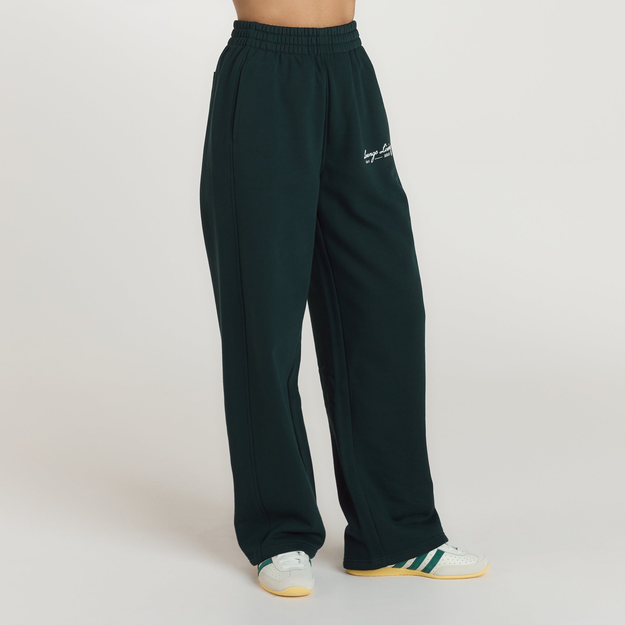 Lounge Living Gerade Jogger | Lounge Living Gerade Jogger - Waldgrün