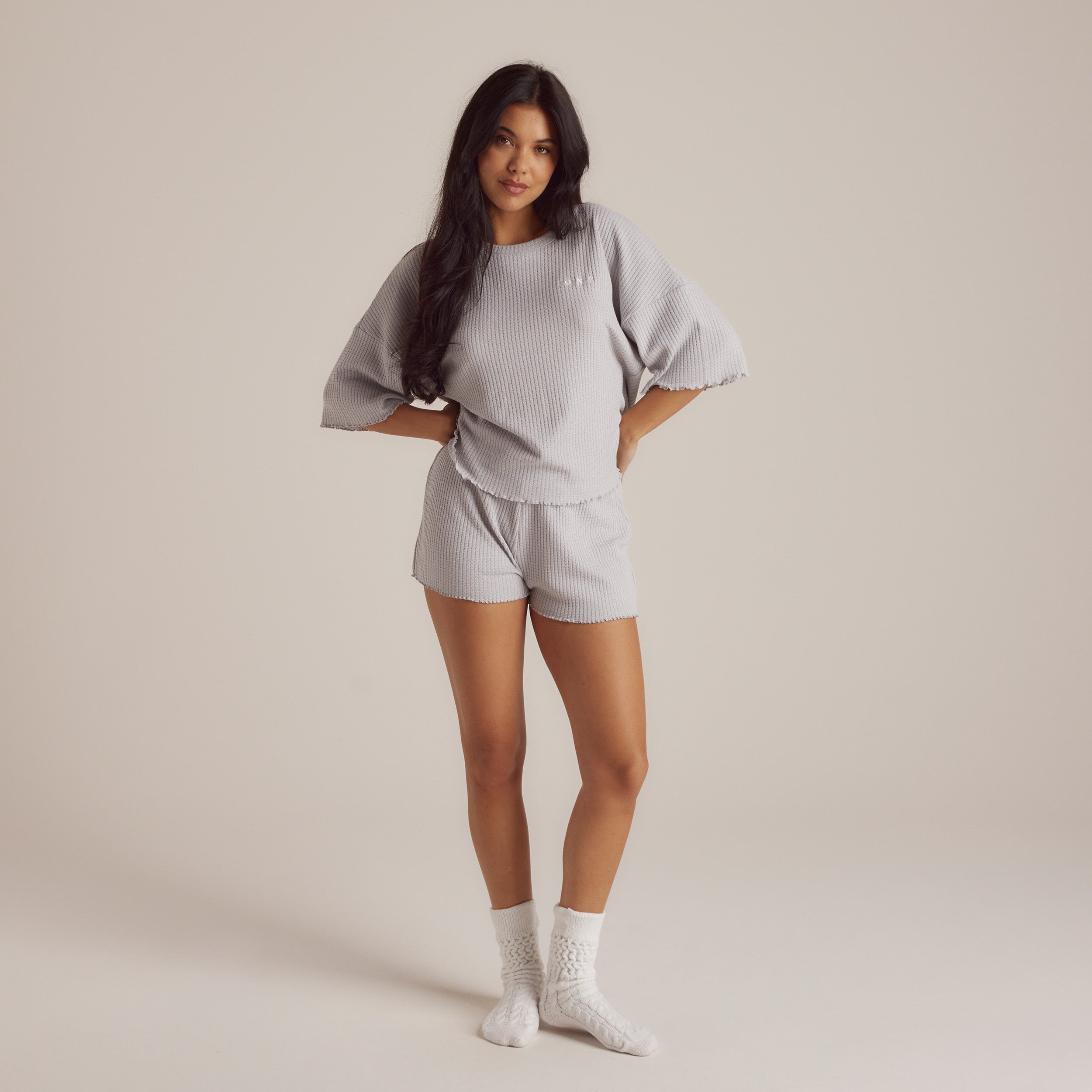 Soft Waffle Pyjama-Shorts | Imaani, S