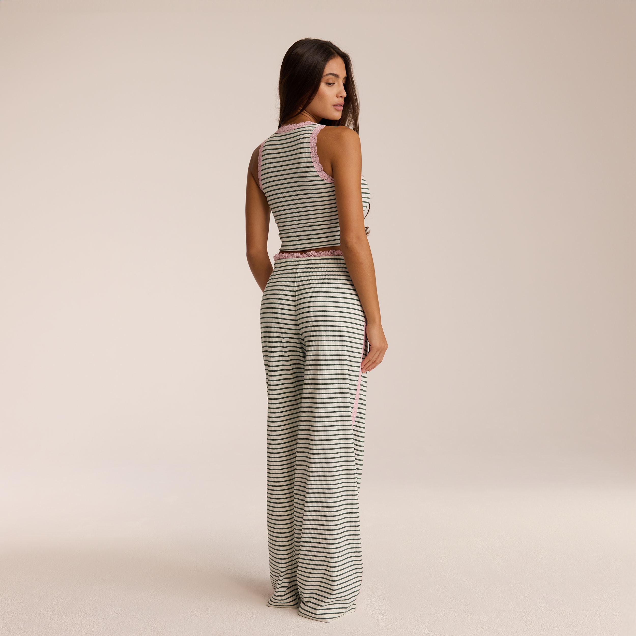 Pyjamaoberteil mit Spitze  | Ava, XS