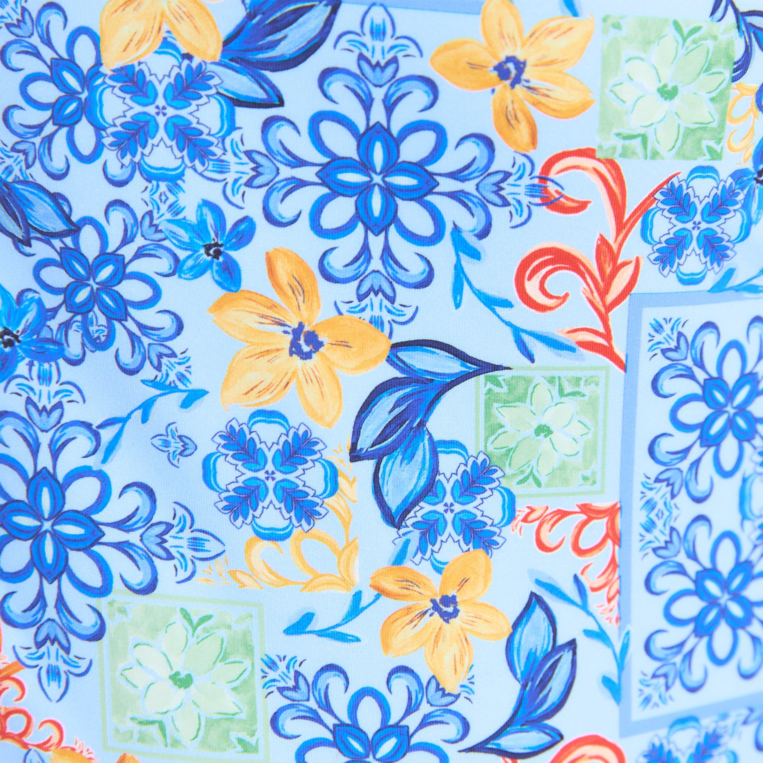 Mosaic Badeanzug | Mosaic Badeanzug - Blau-Druck