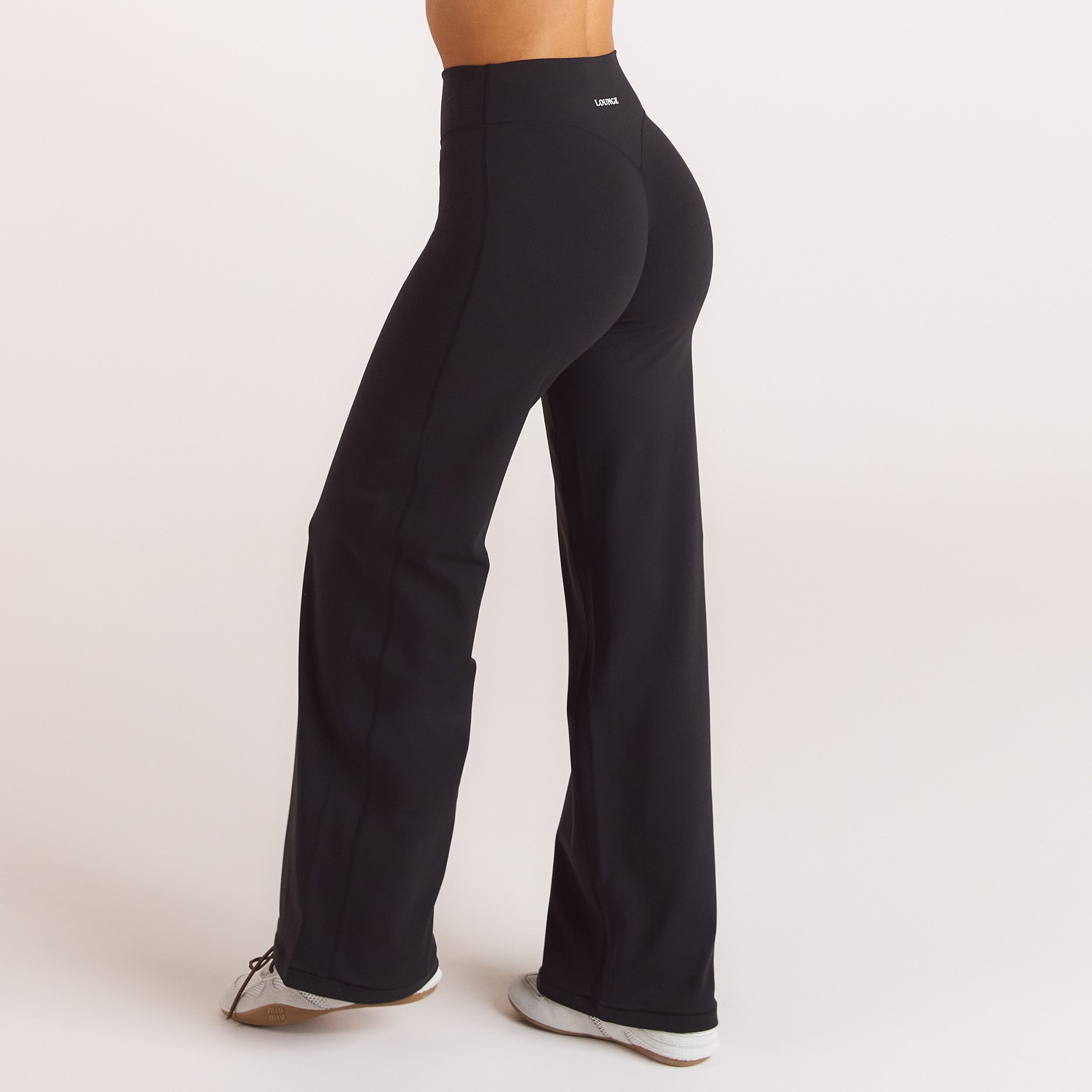 ContourSoft™ Gerade Leggings - Schwarz