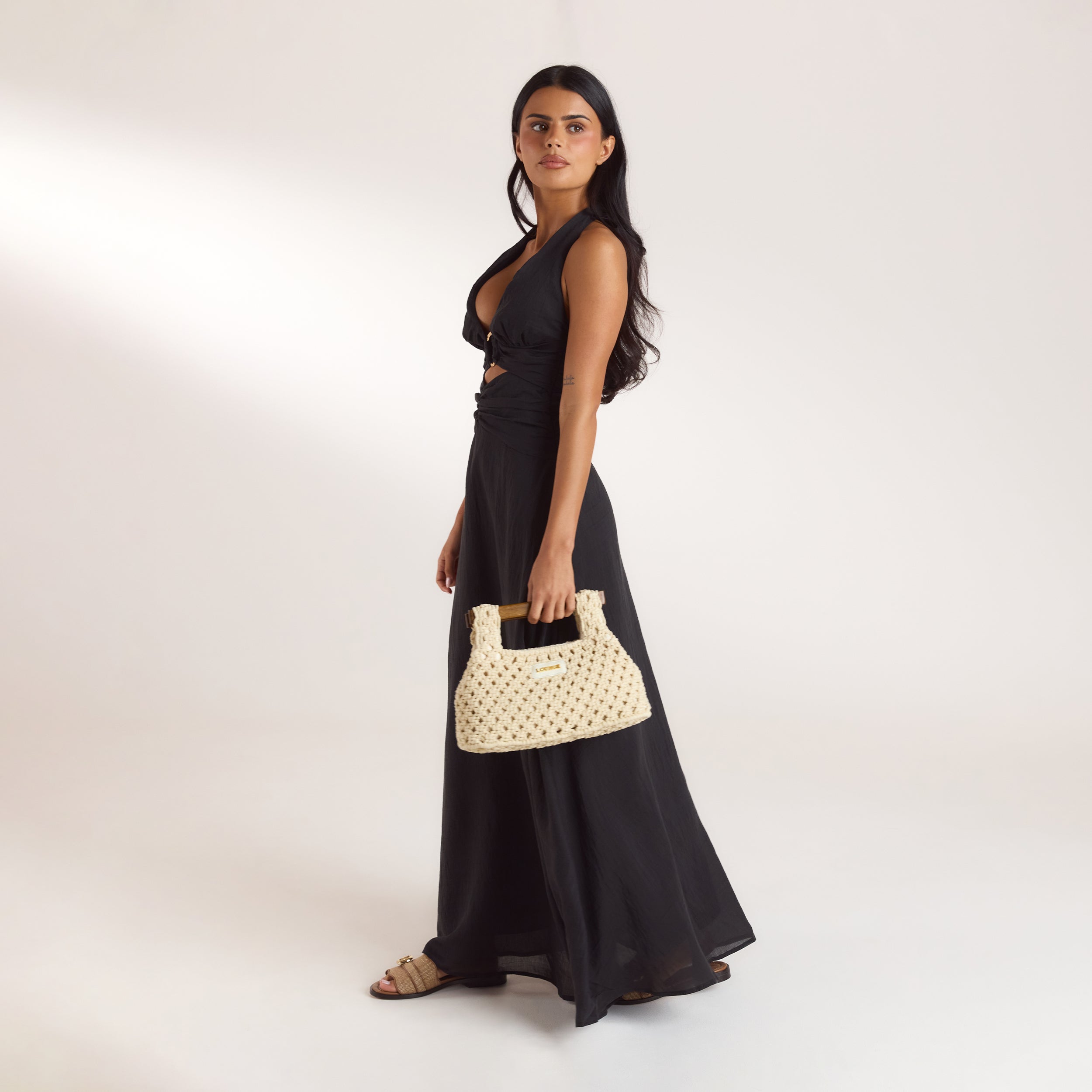 Clover Clutch | Clover Clutch - Crèmefarbe