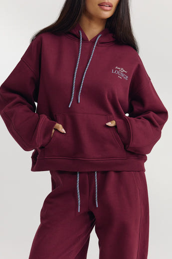 Oversized Hoodie - Kirschlack alternate