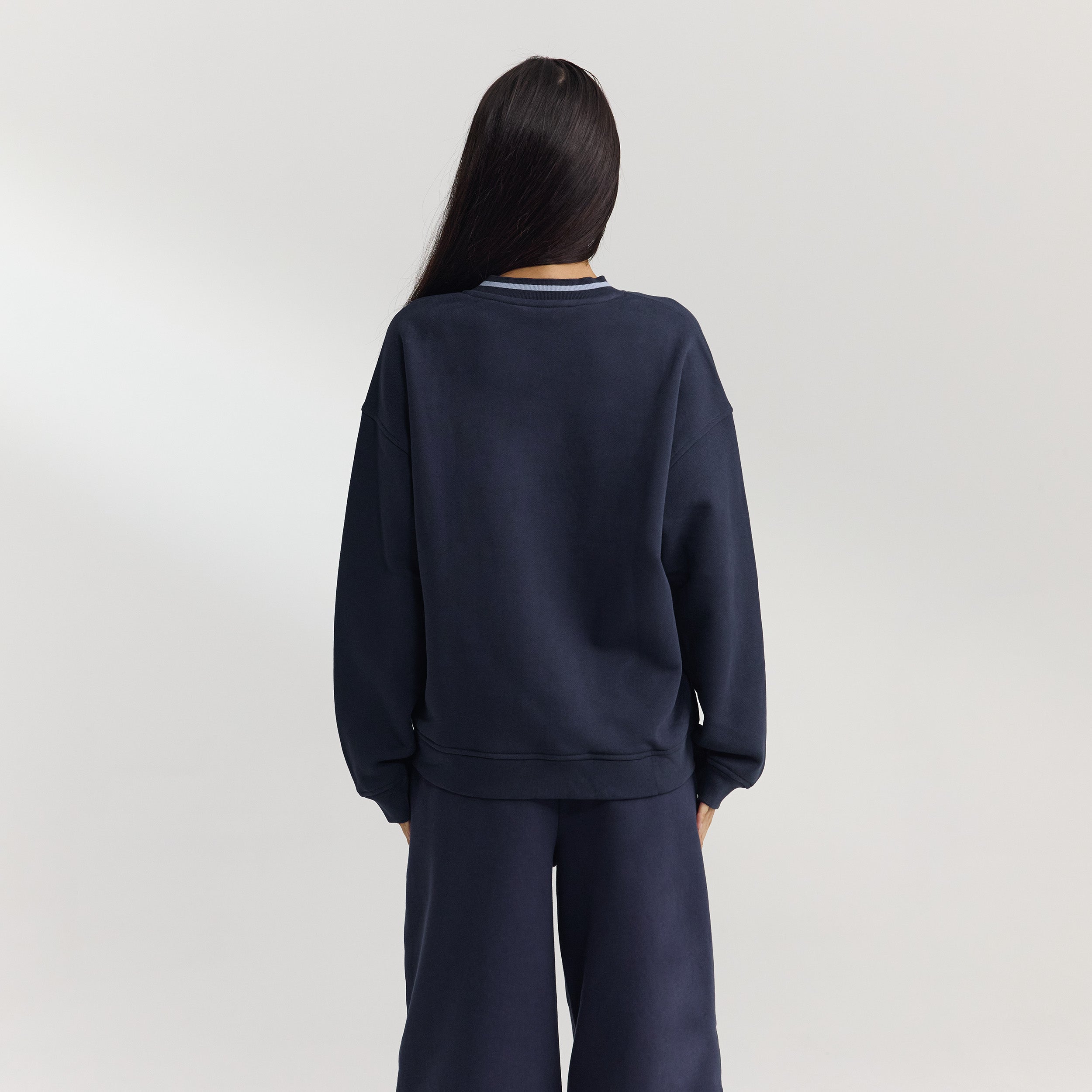 V-Neck Pullover | V-Neck Pullover - Dunkelblau