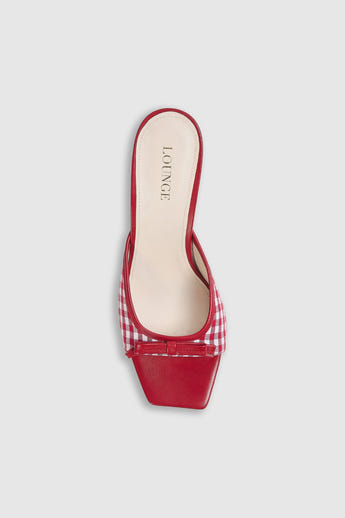 Moxie Mule Kitten-Heel - Gingham alternate