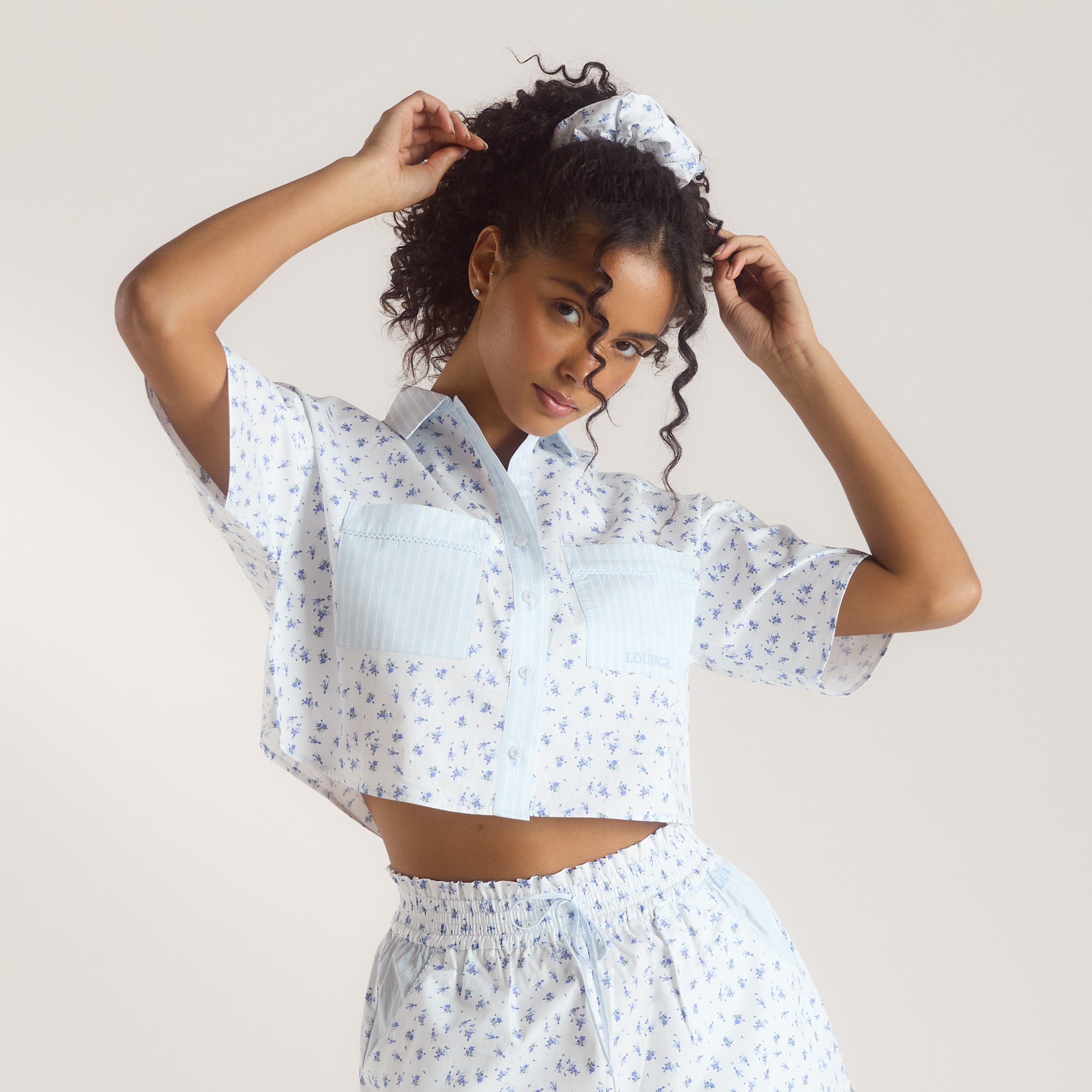 Bloom & Stripe Haargummi (3er-Pack) | Bloom & Stripe Haargummi (3er-Pack) - Bunt