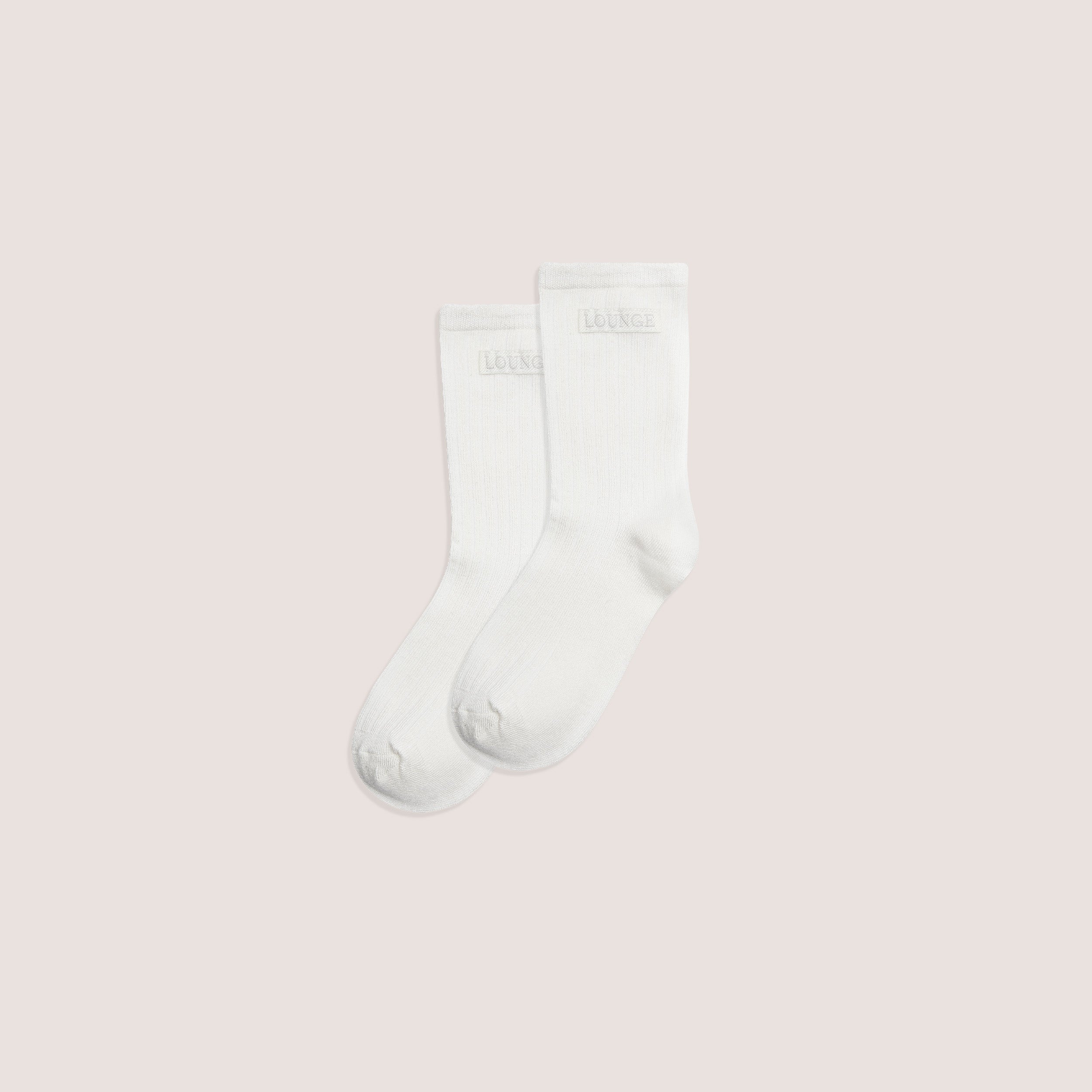 Gerippte Socken (2er-Pack) | Gerippte Socken (2er-Pack) - Weiss